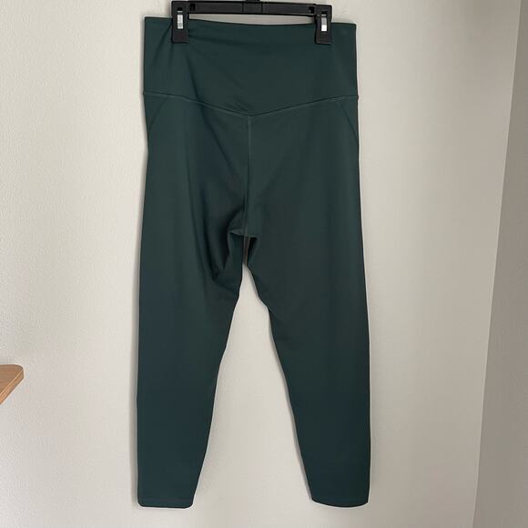 Girlfriend Collective Moss Green High Rise Capri Leggings - Picture 6 of 11